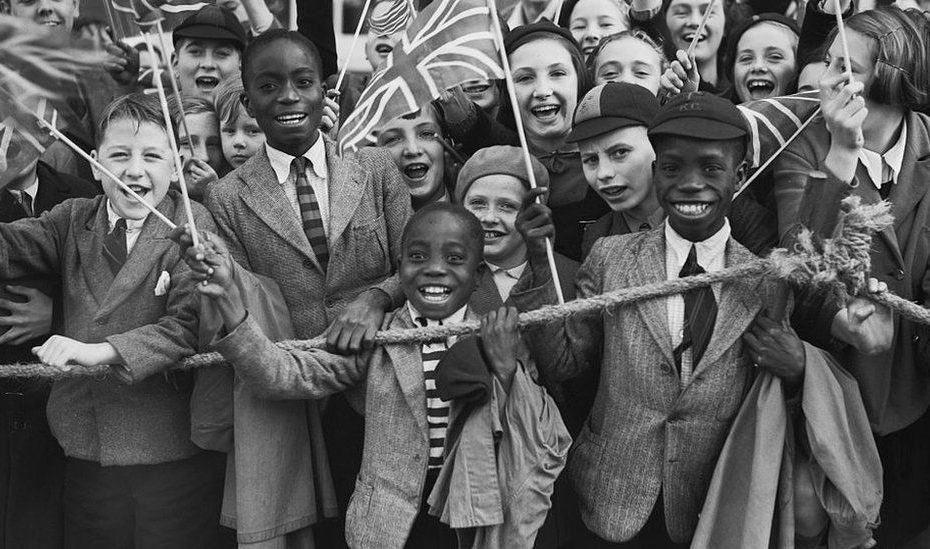 black and white kids